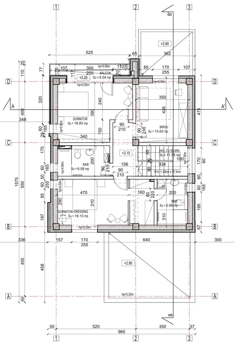 Plan etaj